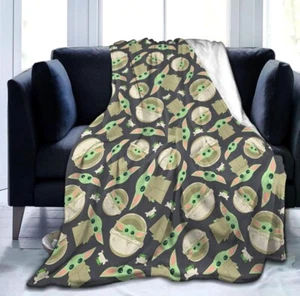 Coperta morbida Baby Yoda 60"X50" - Foto 1 di 5