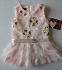 Princess Faith Girls Sleeveless Pink Tulle Ruffle Fancy Dress 24 months NEW
