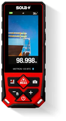 Sola Laser Distance Meter with Bluetooth, Camera, 120 m, METRON 120 BTC - Image 1 of 4
