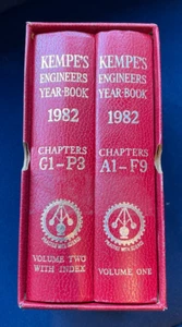 Kempe's Engineers Year-Book 1982 2 Hardback box set in slipcase - Picture 1 of 5