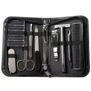 TRIM Mens Manicure Kit 14 Piece Set with Travel Case - Picture 1 of 1