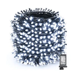 Toodour Christmas Lights Outdoor, 338ft 1000 LED Christmas String Lights, 8 M... - Picture 1 of 7