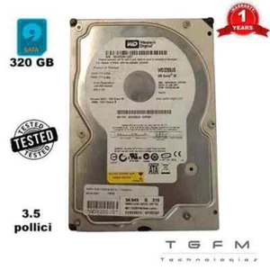 Hard Disk HDD S-ATA 3.5" per pc desktop 320GB 100% testato e funzionante - Imagen 1 de 1