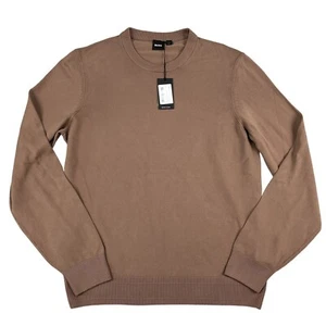 NWT Boss Beige Knit Crewneck Sweater Sz Medium (READ DESCRIPTION) - Picture 1 of 7