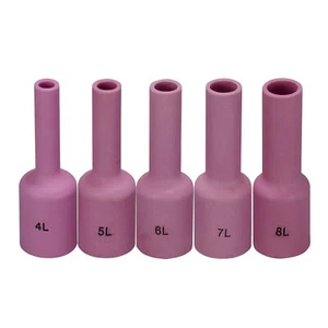 RIVERWELD TIG Gas Lens Ceramic Cup 54N16L Assort WP 17 18 26 Welding Torch 5pcs - Picture 1 of 9