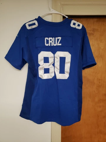 Victor Cruz New York Giants Nike On Field Jersey Women's XXL Blue Stitched Cover