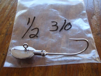 TCI JIGS 25 1/2oz Glider Jigs on Eagle Claw 635 Saltwater 2/0 or 3/0 Hooks