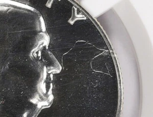1956 Franklin Proof Struck Thru Error NGC PF67 Half Dollar Mint Error FREE SHIP - Picture 1 of 6
