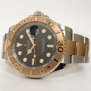 Rolex Yacht-Master 40 Black Dial 18kt Rose Gold & Stainless Steel 116621 - Picture 1 of 10