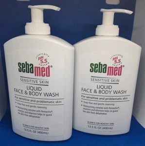 Jabón líquido facial y corporal X2 Sebamed para piel sensible líquido 13,5 OZ Ph 5,5 (W - Imagen 1 de 3