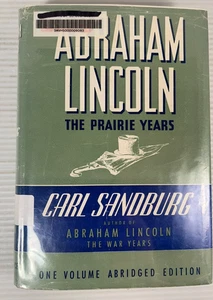 Abraham Lincoln The Prairie Years by Carl Sandburg One Volume Abridged 1929 - Imagen 1 de 7