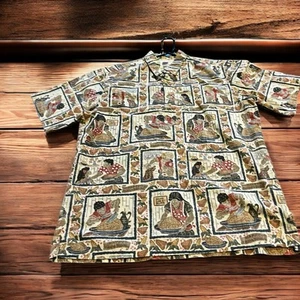 Reyn Spooner Dietrich Varez Hawaii 1st Edition Thanksgiving Aloha Shirt Mens L - Picture 1 of 9