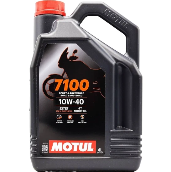 Motul 7100 4T 10W-40 Synthetic Oil 4 Liters - Image 1 of 1