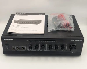 Radio Shack 40W Two Channel PA Amplfier Phono Aux CD Inputs ***NO POWER CORD - Picture 1 of 5