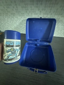 1983 Masters of the Universe Lunchbox & Thermoskanne Set Aladdin He-Man Skelett  - Bild 1 von 19