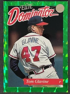 Donruss Tom Glavine Elite Dominator 1993/5000 #14 Atlanta Braves Salón de la fama - Imagen 1 de 2