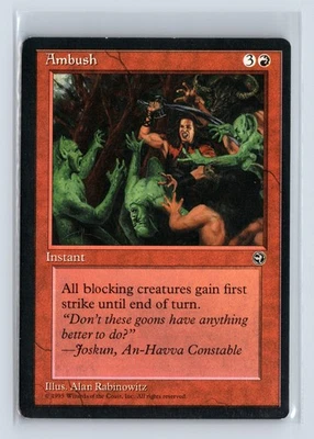 (2x) AMBUSH – MTG Magic the Gathering Card – Homelands – Common - Image 1 of 4