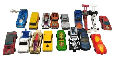 Lot of 1970s - 90s Mattel Hot Wheels Toy Car Truck Ambulance Dragster Hong Kong - Image 1 of 4