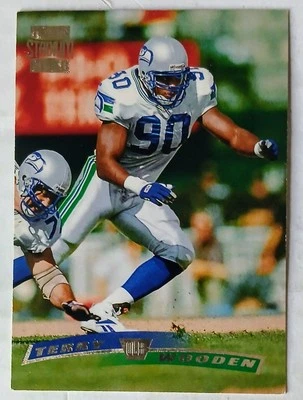 1996 Topps Stadium Club - Terry Wooden #107 Seattle Seahawks  - Image 1 of 2