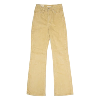 Pantalón de pana para mujer LEVI'S Ribcage beige corte boot regular W24 L31 Foto 1 de 4
