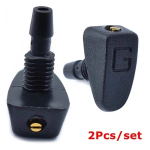 2Pcs Universal Sprinkler Windscreen Wiper Nozzle Car Front Washer Sprayer Jet - Picture 1 of 10