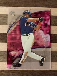 2002 Fleer E-X Baseball Ivan Rodriguez Card #58