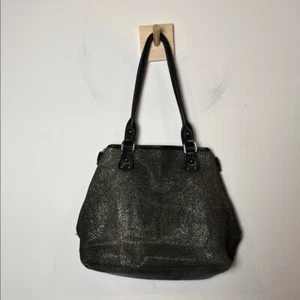 Vin Baker Schultertasche Terra Italian Leather Speckled Green USA Damen Handtasche - Bild 1 von 16