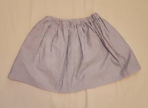 crewcuts girls size 8 blue, white stripe seersucker skirt EUC - Picture 1 of 4