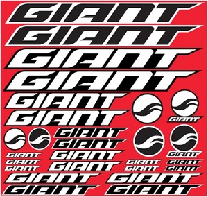 FITS Giant Vinyl Stickers Bike Frame Cycle Cycling Bicycle Mtb off Road x 27 - Picture 1 of 3