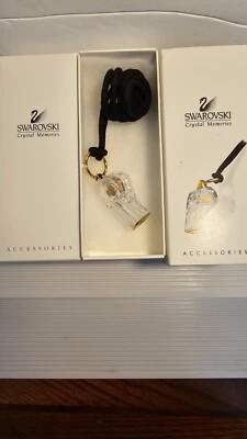 Swarovski~**CRYSTAL MEMORIES  WHISTLE PENDANT**~Accessories~17.5" CORD~Box - Image 1 of 4