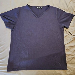 Rohan Damen T-Shirt L V-Ausschnitt meliert lila technisch - Bild 1 von 7