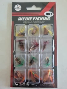 Fly Fishing Lures 12 Pack Trout Lures AUS STOCK - Picture 1 of 4