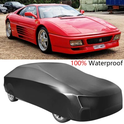 Cubierta completa interior satinada elástica suave satinada 100 % impermeable para Ferrari 348 Foto 1 de 4
