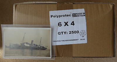 2500 Polyprotec 6  X 4  Thick Sleeves For Vintage Postcards Photographs Storage • 125£