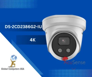 Cámara IP Hikvision DS-2CD2386G2-IU 8MP 4K AcuSense DarkFighter micrófono PoE - Picture 1 of 2