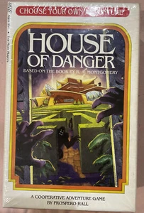 House of Danger Board Game  Z-Man Games Choose Your Own Adventure - Picture 1 of 3