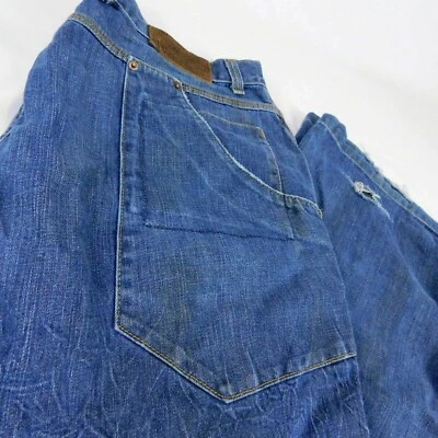 Pantalones de mezclilla deportivos de colección Nike BRS Products cinta azul W 38 L 32 holgados EE. UU. Foto 1 de 4