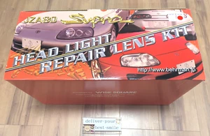 BEHRMAN Wise Square Headlight Repair Lens Kit Clear Type MK4 JZA80 1997- Japan - Foto 1 di 7