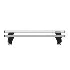 Menabo roof rack base shelf for Suzuki Vitara 2015-2020 TÜV aluminum silver 2x
