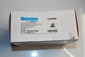 WEBSTONE NIBCO 1" Threaded Isolator Flange w/ Rotating Flange H-41404 BALL VALVE