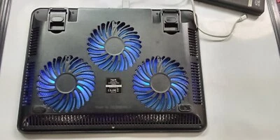 Almohadilla de enfriamiento para portátil HAVIT HV-F2056 15,6 pulgadas-17 pulgadas 3 ventiladores USB - negra Foto 1 de 4