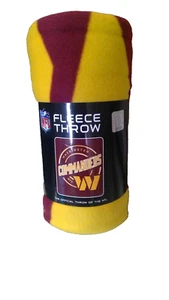 NFL Washington Commanders Si Touch Throw Fleece Blanket 50 x 70 in NWT - Picture 1 of 3