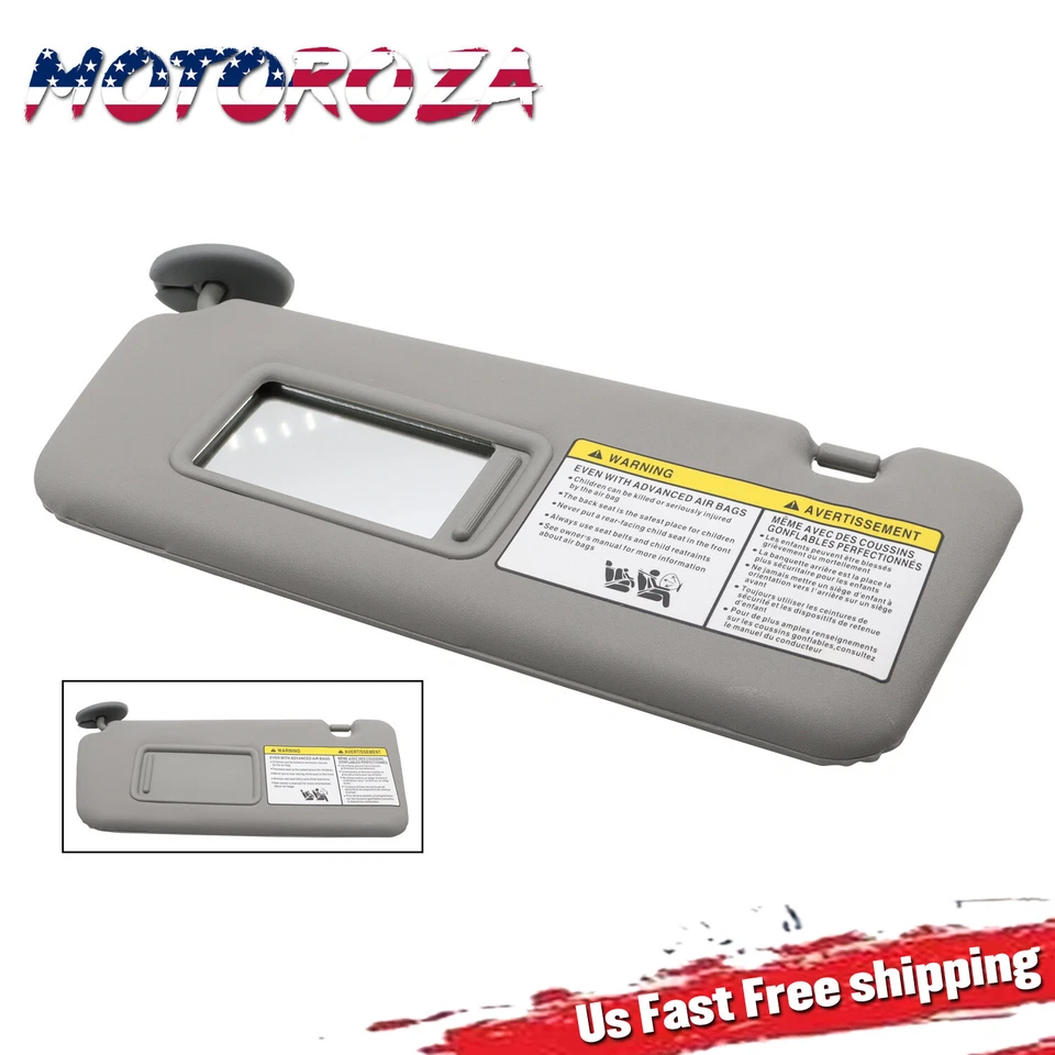 74320-42420-B0 For 2004-2005 RAV4 New Toyota Gray Driver Sunvisor Shade Foto 1 de 4