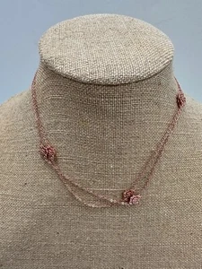 Authentic Origami Owl Rose Gold Sentiments Convertible Chain Necklace 18-36" NEW - Picture 1 of 2