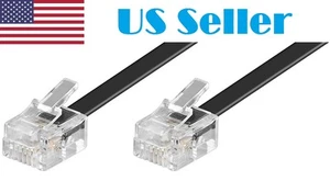RJ25 Extension Cable 6 pin 6p6c RJ 25 6 inch 2ft 3ft 12ft Makeblock Compatible - Picture 1 of 17