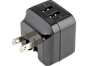 StarTech Chargeur Mural USB 2 Ports 17W USB2PACUBK - Photo 1 sur 8