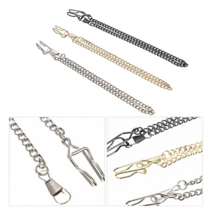 Juego de 3 cadenas de reloj de bolsillo para hombre Miss pantalón cadenas pantalones decoración - Imagen 1 de 12