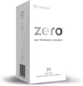 LifeStyles ZERO Condoms 20 count-Au - Picture 1 of 3