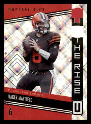 2019 Panini Unparalleled On the Rise #29 Baker Mayfield - Image 1 of 2