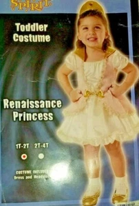 NEW Toddler Girls Princess Halloween Costume, 1T - 2T Traditional Princess  - Picture 1 of 2